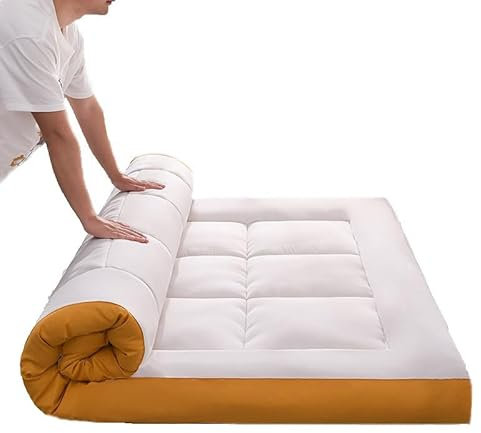 Generisch Matratze Dicke und atmungsaktive Futon-Matte tragbar geeignet für Campinggäste und Reisen 200 x 90 cm (grau 180 x 200 cm)