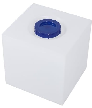 Naroote Wassertank Camping, Wohnmobil-Frischwassertank,12,8 X 12,4 X 12,0 Zoll,8 Gallonen, Frischwassertank Trinkwassertank Lebensmittelechter LLDPE-Wasserspeichertank für Anhänger,Boot
