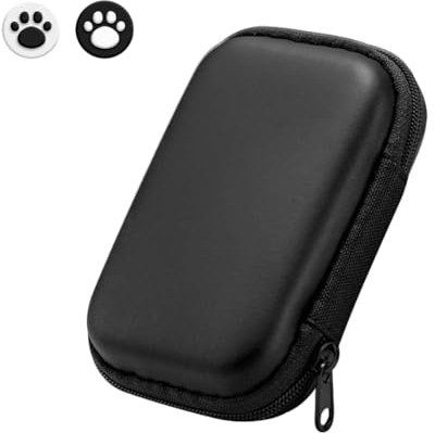 AVZYARDY Travel Protective Case Shockproof with 2 Joystick Caps Portable Storage Bag Anti-scratch Retro Handheld Game Console Carrying Bag Waterproof for Miyoo Mini Plus/ANBERNIC RG35XX/R36