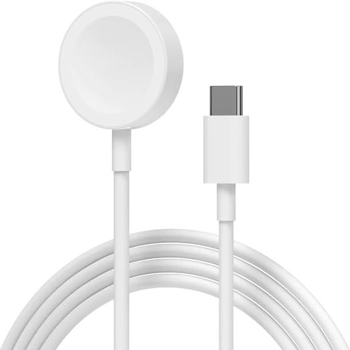 Cargador para Apple Watch, MFi Certificado Cable de Carga Magnética Inalámbrica de 1m para iWatch, Cargador de Reloj Portátil USB C Compatible con Apple Watch Serie 10/9/8/7/6/5/4/3/2/1/Ultra/SE