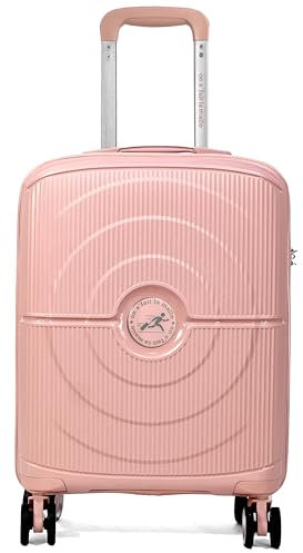 On s'fait la malle Valise de Voyage à roulettes Pivotantes, Polypropylène 65cm Rose