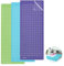 Cutting Mat for Cricut Joy, 3 Pcs 4.5 x 12 Non-Slip and Durable Cutting Mat (StandardGrip, LightGrip, StrongGrip), Adhesive Sticky Cutting Mats for Cricut Joy Accessories(Green, Blue, Purple)