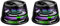 CBDYWVR Multifunctional Magnetic Bluetooth Speaker, G200 Portable Bluetooth Speaker with Multi-RGB Color Light and Phone Holder, Waterproof Magbeat Bluetooth Speaker for Outdoor Travel (Black+Black)