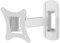 AVF White TV Wall Mount - Multi Position TV or Monitor Bracket for Screens Up to 32 and 10kg - Armed Bracket With Swivel & Tilt - MRL13W