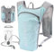 Laufweste Damen und Herren, verstellbare Laufweste mit 1500ml Trinkflasche, 5L Running Vest Reflektierende Trinkrucksack mit Handyhalterung, geeignet für Outdoor Läufe,Jogging,Wanderungen, Radfahren
