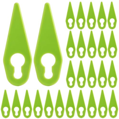 YUNSHANGHT 100Pcs Plastic Grass Trimmer Blades Compatible with Gtech ST01 ST02 ST04 ST05 ST20 GT3.0 GT4.0 GT50 Grass Strimmer Blades