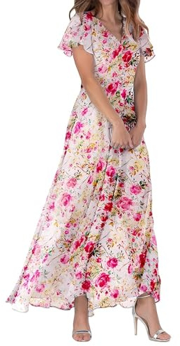 WVONIF Robe à Franges à Sequins des Années 20 avec Ensemble d'Accessoires pour Déguisement Charleston et Gatsby Femme Black Mini Dress with Sleeves Maillot de Bain Couvrir Kimono 2025 (Rose,S)