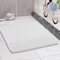 COSYLAND Duschmatte rutschfest 80x80, Badewannenmatte rutschfest mit Ablauf, Weiche PVC-Luffa Rutschmatte Dusche, Schnell Anti Rutsch Badematte, Weiß