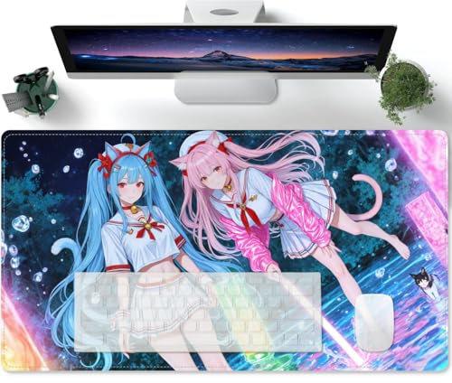 Large Mouse Pad Anime Girl XXL Mouse Mat with Non-Slip Base for PC Computer Laptop 600x300x3mm