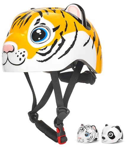 Zamufo Fahrradhelm Kinder, Kinderhelm für 2-6 Jahre Mädchen und Jungen | Fahrradhelm Baby Verstellbarer 47–54 cm, Leichter EPS-Schaum, Geeignet für Fahrrad, Laufrad, Skateboard, Roller