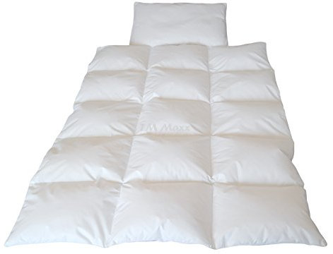 TM Maxx Babyset Gänsedaunen Bettdecke Kinder Baby Set Steppbett+Kissen 100x135/40x60 (65% Daunen)