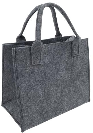 CB Home & Style Filztasche Einkaufstasche Tasche Shopper ca. 35 x 20 x 28 cm (Anthrazit)