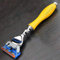 Jag Shaving Luxury Yellow 5 Edge Rasiermesser Bart und Schnurrbart Rasiermesser für Männer