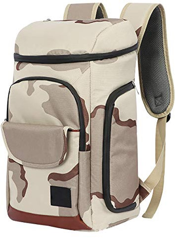Mochila Nevera Isotermica Porta Alimentos Mochila Térmica Comida Playa Hombre Mochilas Neveras Isotermicas Mochila Refrigeración Mochilas Térmicas Estanca Mochila Refrigerador Fiestas Camping Marrón