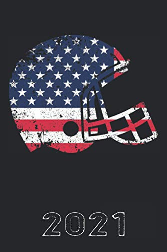 Planer 2021: American Football Kalender 2021 / Geschenk für Footballspieler, Football Fans und Football Liebhaber / Terminplaner / Softcover / A5