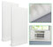 Forestchill Kit de paneles de espuma aislados laterales para aire acondicionado, unidades de CA, 17 pulgadas x 9 pulgadas x 22 cm, paquete de 2, color blanco