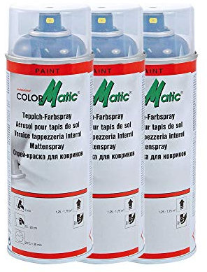 COLORMATIC 3X Teppich-Farbspray Farbauffrischung Anthrazit 369063 400Ml