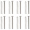 Be In Your Mind Lot de 8 vis pour micro Humbucker - 3 x 30 mm - Pour guitare électrique - Double bobinage - Argenté