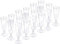 eMKay® Clear Plastic Champagne Flutes/Glasses 140ml - 24 Count (Pack of 1)