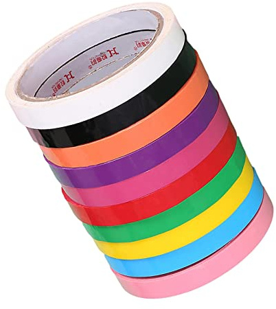 F Fityle 10 Sticky Ball Rolling Tapes, Dekompressionsspielzeug Klebeband zum Geburtstag