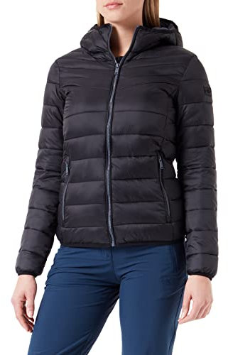 CMP - Damenjacke mit fester Kapuze, Schwarz, D34