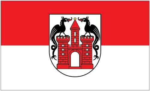 Fahne/Flagge Wittenburg 90 x 150 cm