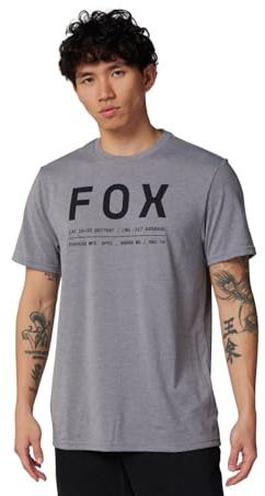 Fox Racing Herren Standard Non Stop SS Tech Tee, Heather Graphit, M