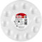 Marabu 0318000000010 - Kids Little Artist Palette de mélange Blanche en Plastique avec 11 carrés de Couleur