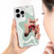 QLTYPRI Case for iPhone 13 Pro Max, Cute Wave Pattern Mirror Case for Girls Women, Soft TPU Edge & Hard PC Back with Shockproof Air-Guard Corners Protective Phone Cover for iPhone 13 Pro Max – Green