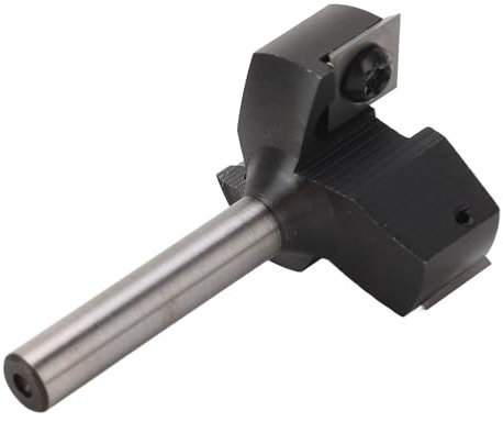 8mm Shank Spoilboard Surfacing Router Bit, Slab Flattening Router Bit Planing Bit Wood Planing Bit, 3 Flute 1-1/2 Inch Cutting Diameter - Efficient, Durable Wood Planing Bit