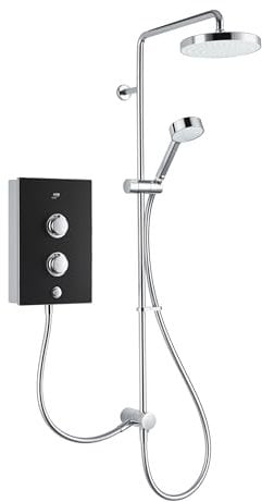 Mira Showers Decor 10.8KW Black Onyx Dual Outlet Electric Shower 1.1894.006