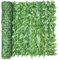 Haies Artificielles,Brise Vue Balcon, Treillis Extensible Pour Décoration De Jardin, Haie Feuillage Artificiel, Clôture Télescopique Extérieure, Clôture De Feuilles De Fleurs Artificielles