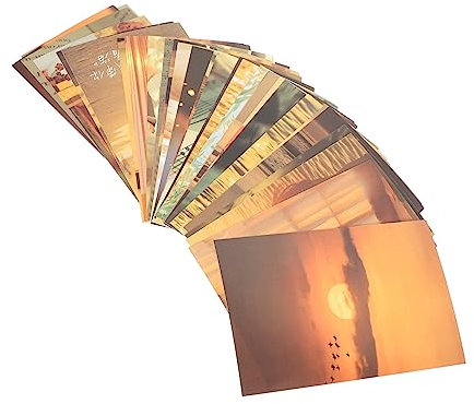CIMAXIC 30St Wandschmuck Julfest Retro Dinge kreativpapier clipboard Weihnachtssto das Geschenk Collagenbilder Fotohintergrundverzierungen Schön Poster Postkarte Material Student Handkonto