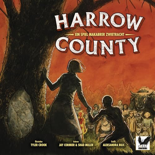 Corax Games | Harrow County | Spannendes Brettspiel mit Kapiteln | für 1-3 Spieler| Deutsch