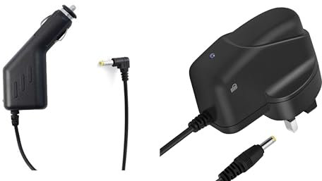 Free in-Car Charger Ameego UK HOME WALL MAINS POWER ADAPTER BATTERY CHARGER FOR SONY PSP 1000 2000 Slim & Lite 3000 CE APPROVED