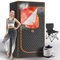 Sauna a vapore personale per casa, tenda portatile per sauna a vapore con controllo Bluetooth a infrarossi, spa domestica personale per il relax (arancione)