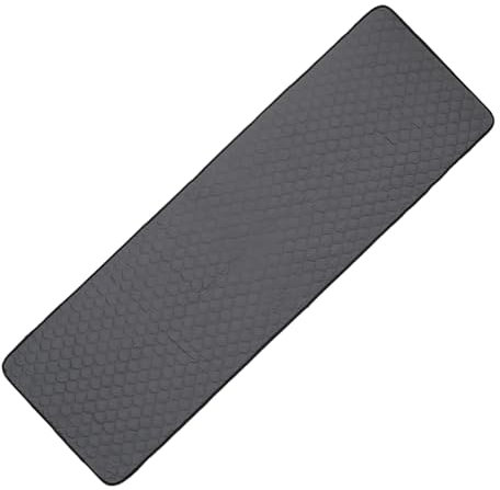 Colcolo Elektrisches Heizkissen, beheizte Isomatte mit Aufbewahrungstasche, Winter-Heizdecke für kaltes Wetter, Camping, Rucksackreisen, Schwarz Und Grau