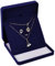 Wisebom Samt Groß Halsketten Box, Geschenkboxen Set Samt Schmuckschatulle Velvet Anhänger Lagerung Box für Frauen Schmuck Halskette Ohrring Ring Hochzeit Schmuck Lagerung