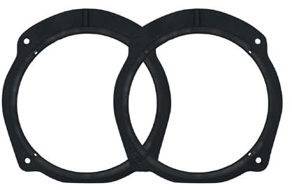 IPNOSIS Coppia supporti anteriori e posteriori per altoparlanti da 165mm per Fiat Bravo dal 2007 in poi, Fiat Stilo (5P), Fiat Croma dal 2005 in poi, Lancia Delta III dal 2008 al 2014