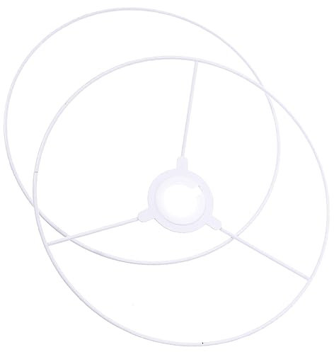 Garneck Lampenschirm Ring Set 30 Cm - Hochwertiger Lampenring Aus Eisen Für DIY Pendelleuchten - Tischlampen Und Wandlampen Ideal Für Kreative Wohnideen 15 Cm Und 25 Cm Optionen