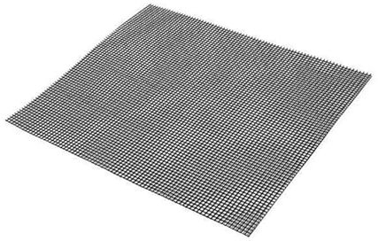 YXINAER Non-stick Barbecue Grill Mesh Mat Reusable Heat Resistance BBQ Baking Net Pad Kitchen Cooking Smoker BBQ Mat Liner Accessories BBQ Tool BBQ Grill Mesh(40x50cm)