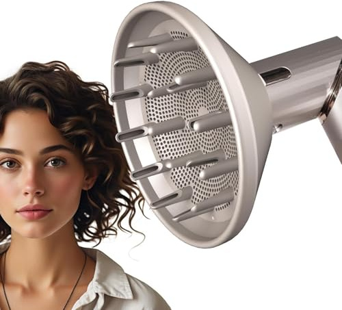 Large Diffuser Hair Dryer Attachment Compatible with Shark Flex-Style Hair-Dryer Accessories,Upgraded Bigger Diffuser Nozzle to Dryers Faster,Styling Tool Ideal For Wavy Curly Coil Hair
