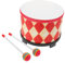 YARNOW Klatschtrommel Für Kleine Trommel Für Trommelspielzeug Marschtrommel Marsching Snare Drum Kinderschlagzeug Chinesische Trommelstöcke Snare-drum-kit Rot Hölzern