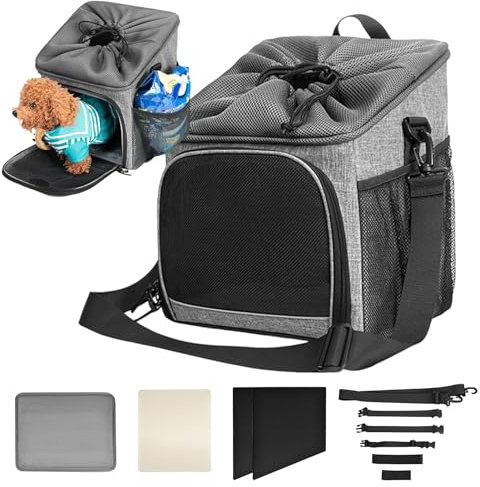 Fahrrad-Hundekorb, Fahrrad-Hundekorb, abnehmbar, leicht, Tragetasche, atmungsaktiv, für, Lebensmittel, Berggarten