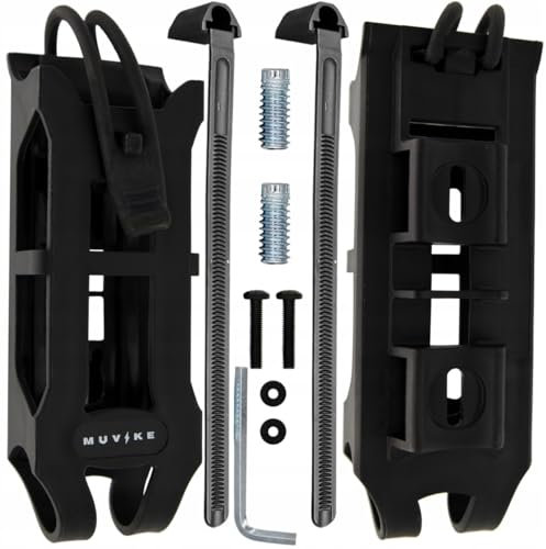 MUVIKE Support pour antivol de vélo - Support pour antivol pliable - Compatible avec FOLD 850/8K - Support de vélo pour montage sur cadre ou porte-bouteille - Accessoire de sécurité pour vélo