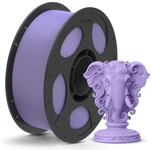 ANYCUBIC Matte PLA Filament 1,75mm, Feine Oberfläche, Matte Lila 1KG | Minimalen Schichtlinien, Elegant und Lebendig 3D Druckmaterialien, Matte Textur Für die meisten 3D-Drucker