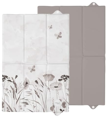 CEBA BABY Faltbare Wickelunterlage 40x60 cm – Reise-Wickelmatte für unterwegs, Basic (Nature Harmony)