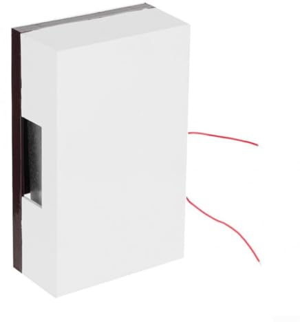 Sonnette filaire Ding Dong 220 V ignifuge ABS Shell fort 80 95 dB Carillon mécanique Compatible Stable Power Mount Installation pour contrôle d'accès d'hôtel Blanc