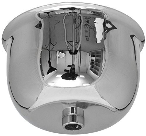 Deckenbaldachin Metall Baldachin messing - verchromt - nickel (Baldachin, verchromt Kugelform)