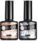 UR SUGAR 15ml UV Nagellack Base Gel Coat Top Coat Set Gellack UV LED für Nageldesign Gel Polish, 2 Stück Maniküre set, Soak off Gel Nagellack für Nail Art